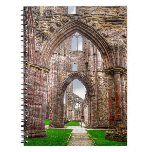 Interior View of Ancient Tintern Abbey Wales UK Notebook