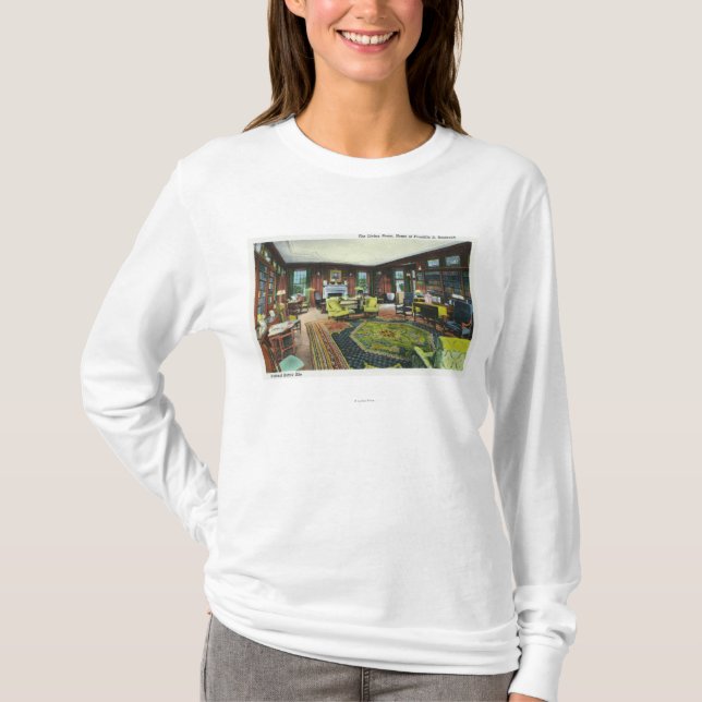 Interior View of FDR's Living Room T-Shirt (Front)