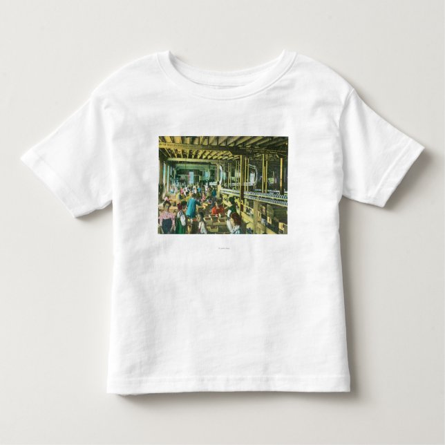 Interior View of Flickenger's Orchard Cannery Toddler T-shirt (Front)