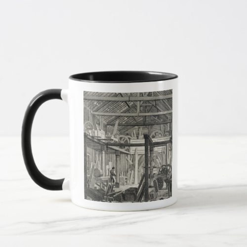 Interior View of John Bunyans Meeting House in Zo Mug