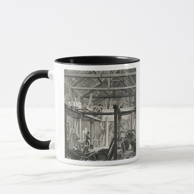 Interior View of John Bunyan's Meeting House in Zo Mug (Left)