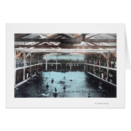 Interior View of Nerides Salt Water Baths Cards (Front Horizontal)
