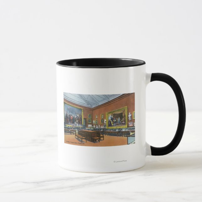 Interior View of Pilgrim Hall Mug (Right)