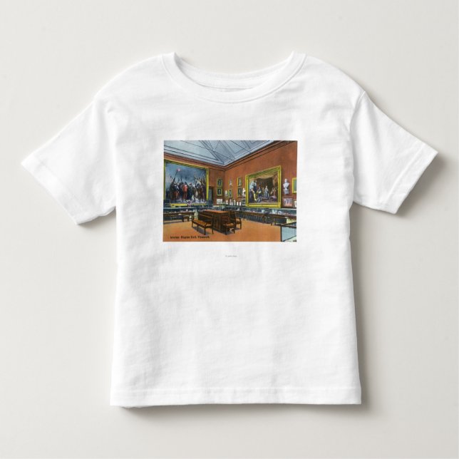 Interior View of Pilgrim Hall Toddler T-shirt (Front)