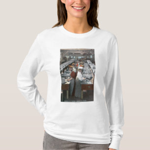 Interior View of Salmon Cannery Workers T-Shirt