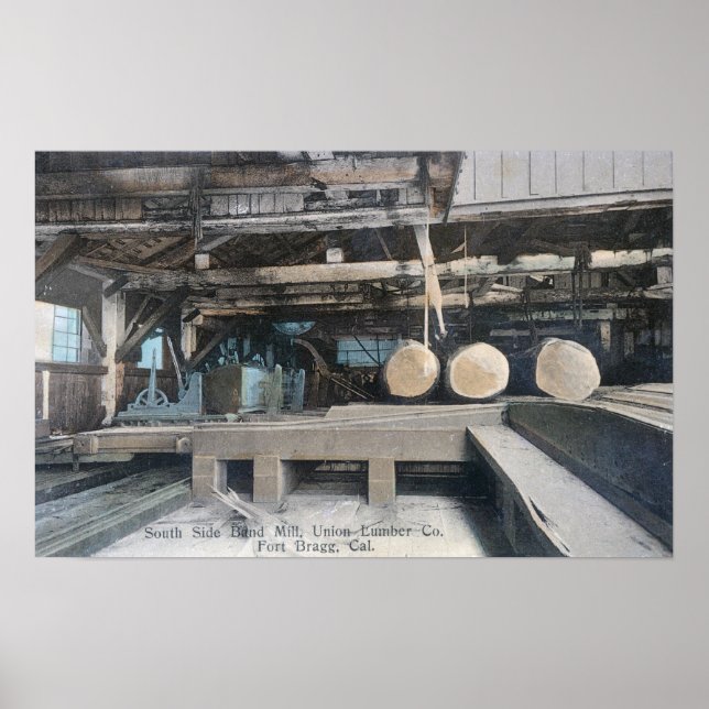 Interior View of South Side Band Mill Poster (Front)
