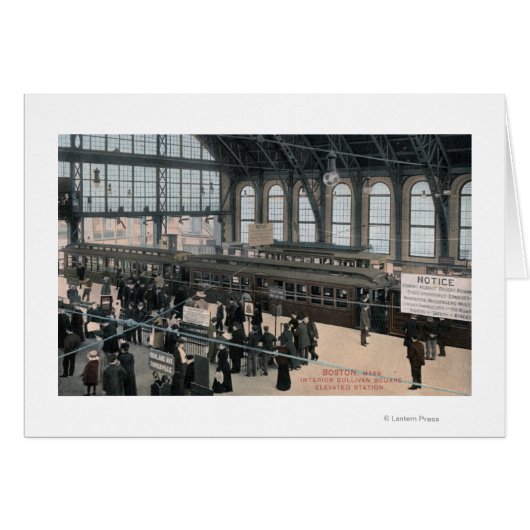 Interior View of Sullivan Square Station Cards (Front Horizontal)