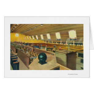 Interior View of Sunset Bowling Center 2 Cards