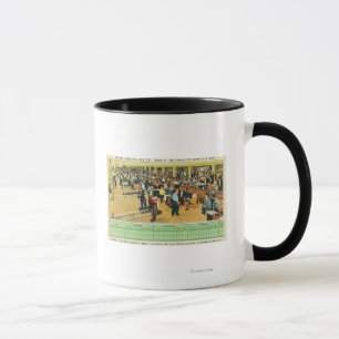 Interior View of Sunset Bowling Center Mug