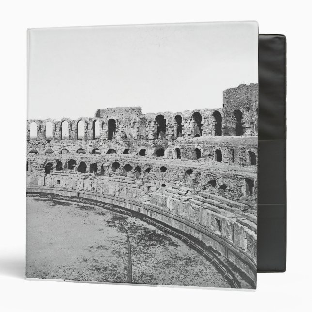 Interior view of the amphitheatre 3 ring binder (Front/Inside)