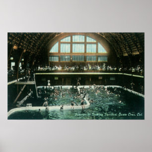 Interior View of the Bathing Pavilion Poster