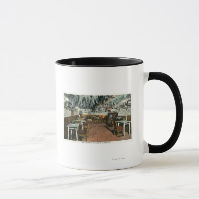 Interior View of the Cave Grill Mug (Right)