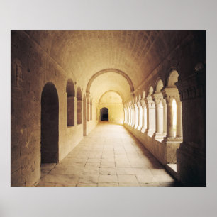 Interior view of the cloister, founded in 1148 poster