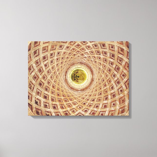 Interior view of the Cupola in the Chapel Canvas Print (Front)