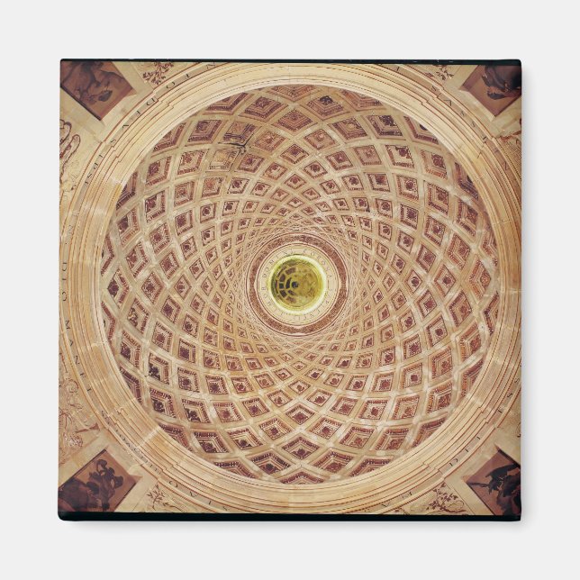 Interior view of the cupola in the chapel magnet (Front)