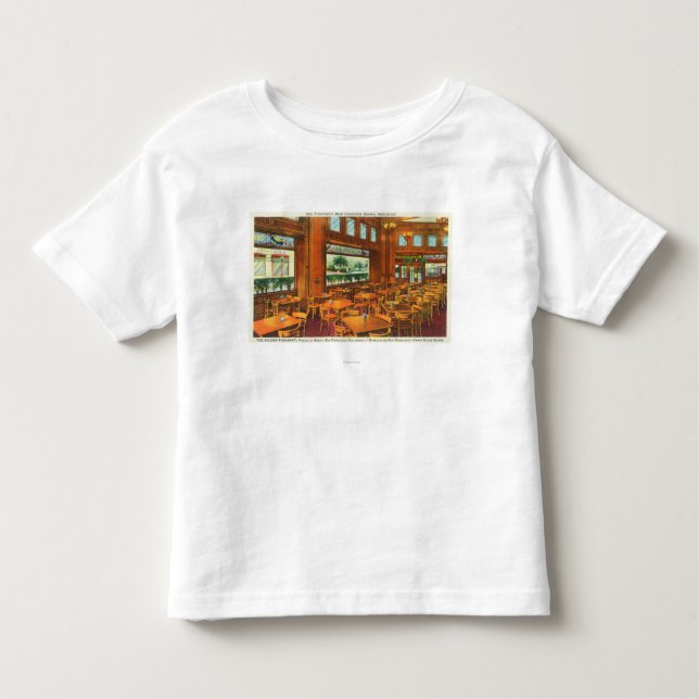 Interior View of the Golden Pheasant Toddler T-shirt (Front)