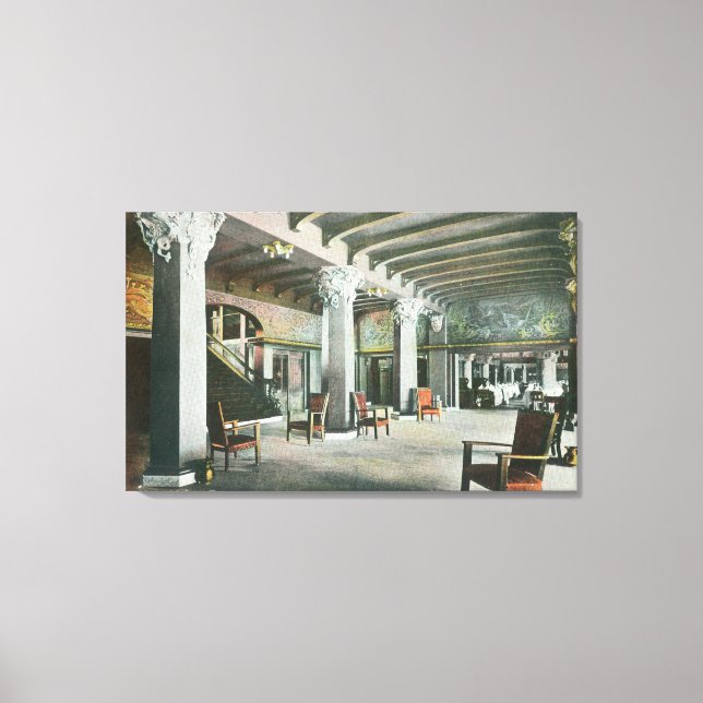 Interior View of the Mermaid Inn Canvas Print (Front)