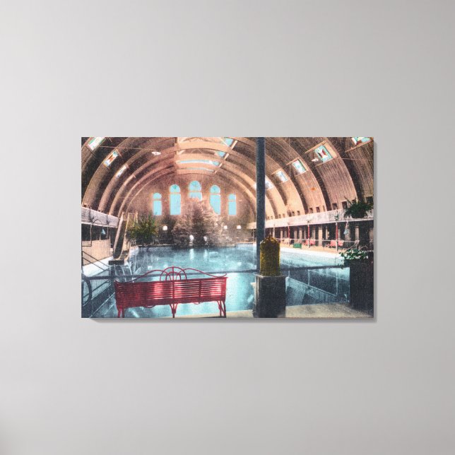 Interior View of the NatatoriumBoise, ID Canvas Print (Front)
