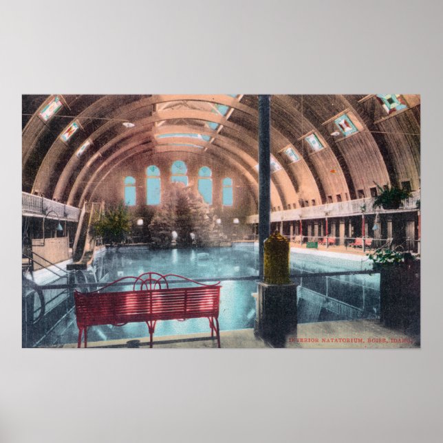 Interior View of the NatatoriumBoise, ID Poster (Front)