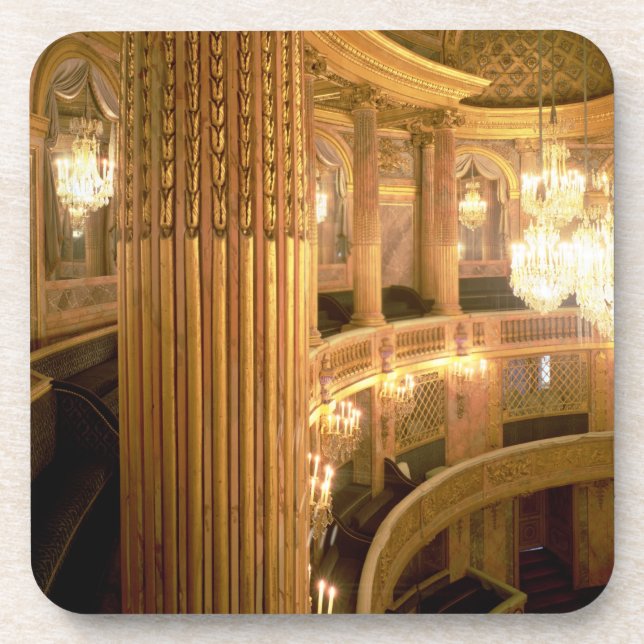 Interior view of the Opera House looking towards t Drink Coaster (Front)
