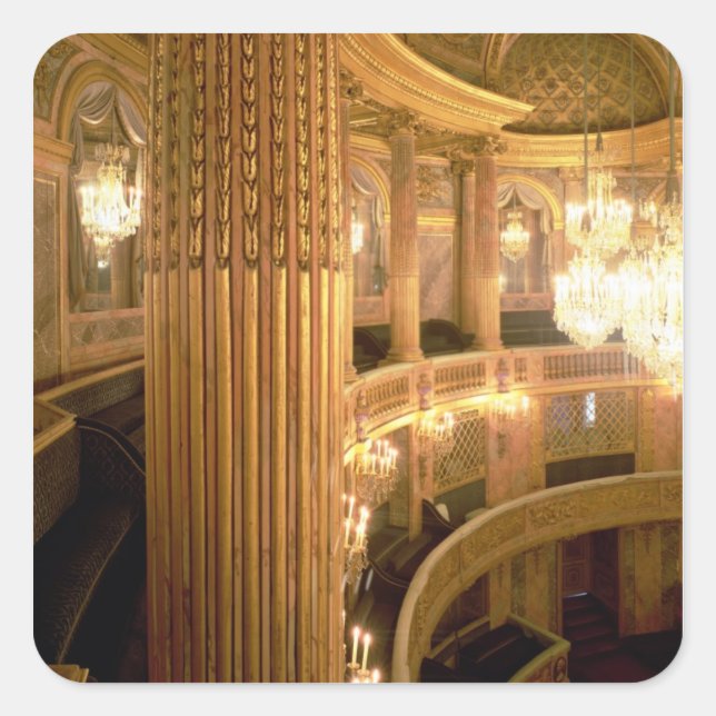 Interior view of the Opera House looking towards t Square Sticker (Front)