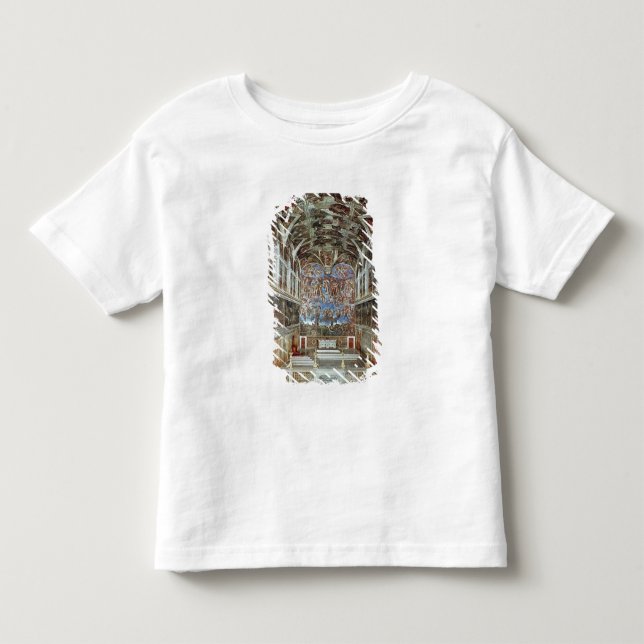 Interior view of the Sistine Chapel Toddler T-shirt (Front)