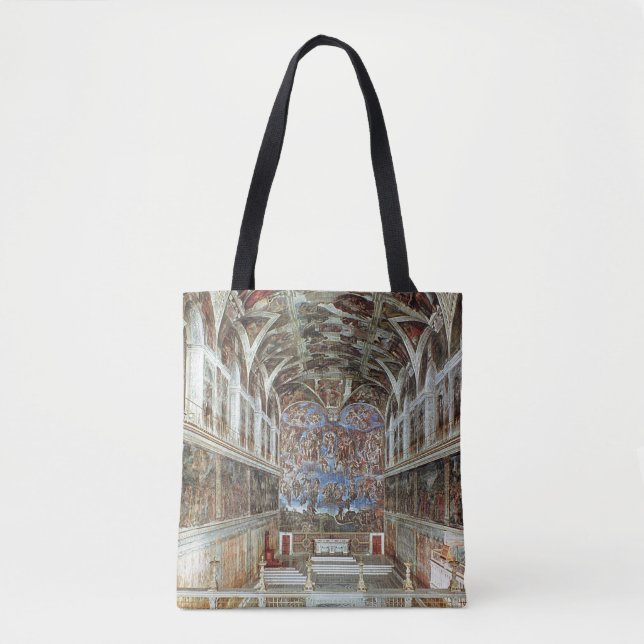 Interior view of the Sistine Chapel Tote Bag (Front)
