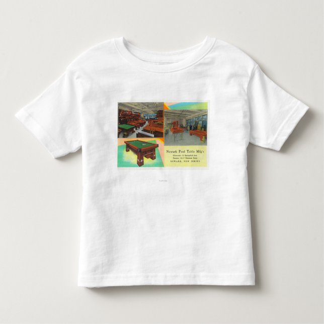 Interior Views of Newark Pool Table Toddler T-shirt (Front)