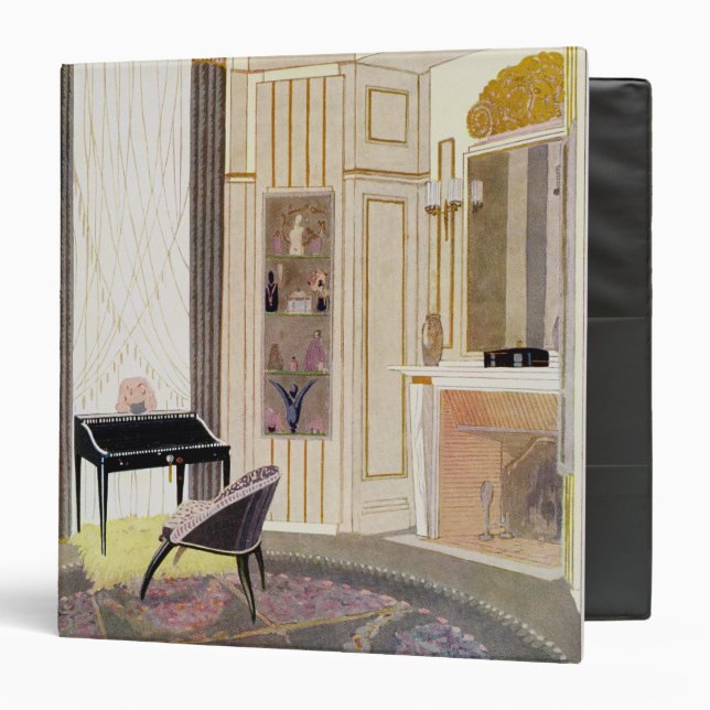 Interior with furniture designed by Ruhlmann, from Binder (Front/Inside)