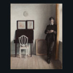 Interior with Young Man Reading Poster<br><div class="desc">“Interior with Young Man Reading, ” a 19th-century Danish painting capturing quiet focus and Nordic charm. A timeless work of intimacy and calm,  perfect for posters,  mugs,  and more.</div>