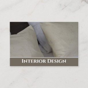 Interiors & Furnishings Business Card. Card