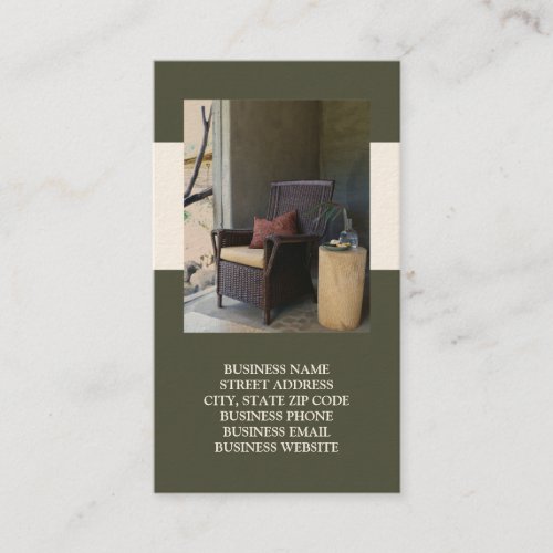 Interiors or Staging Business Cards