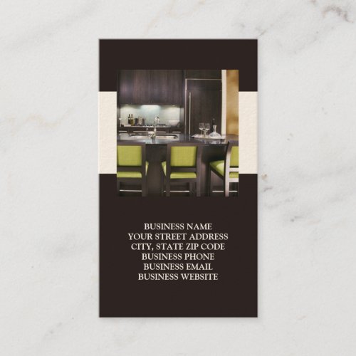 Interiors or Staging Business Cards