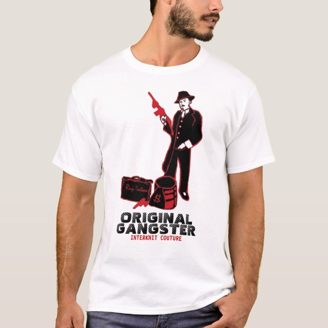 INTERKNIT COUTURE - Mobster Original Gangster T-Shirt (Front)