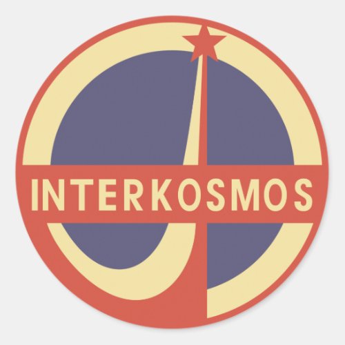 Interkosmos Classic Round Sticker