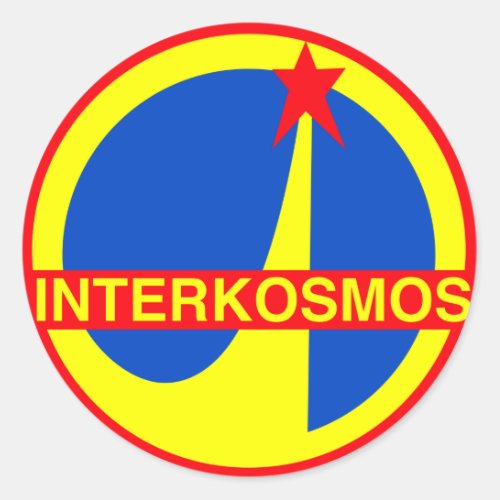 Interkosmos Classic Round Sticker