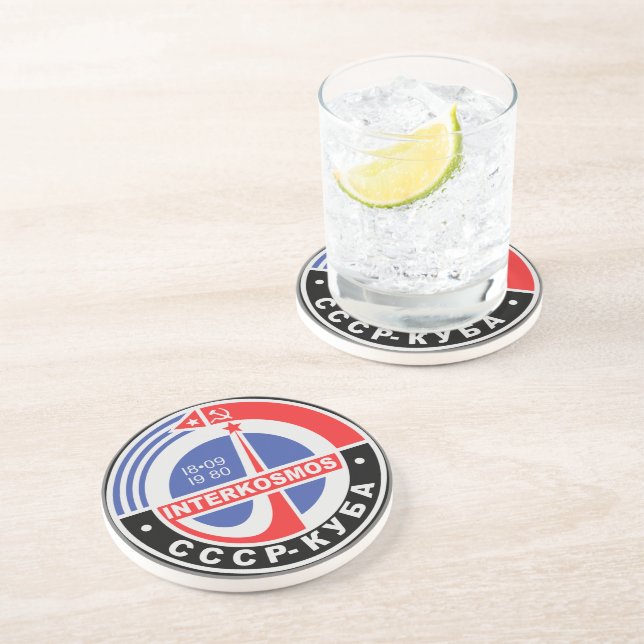 Interkosmos Drink Coaster (Side)