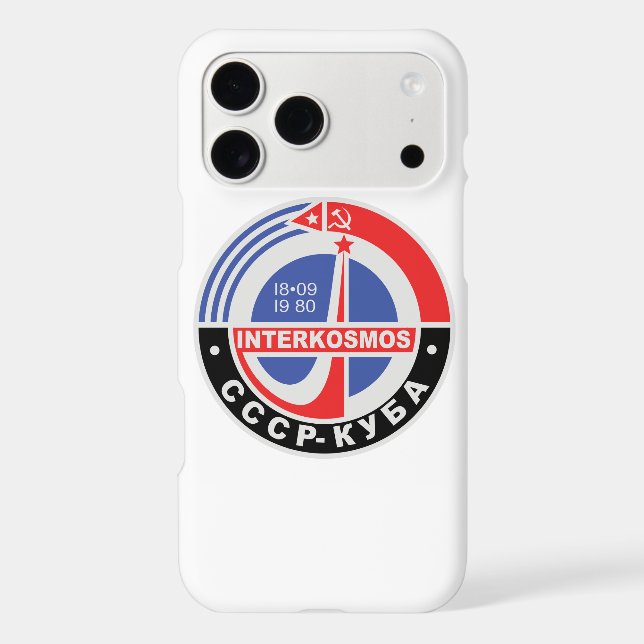 Interkosmos Iphone Case (Back)