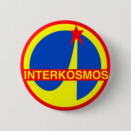 Interkosmos Pinback Button