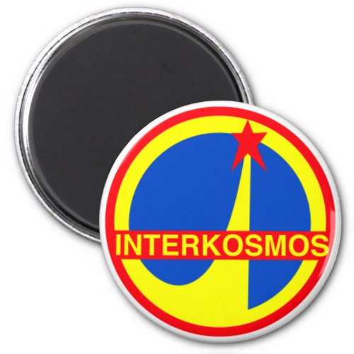Interkosmos Soviet Union Communist Space Program Magnet
