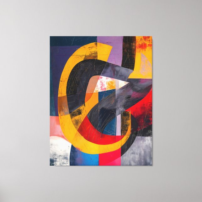 Interlaced Horizon Canvas Print (Front)