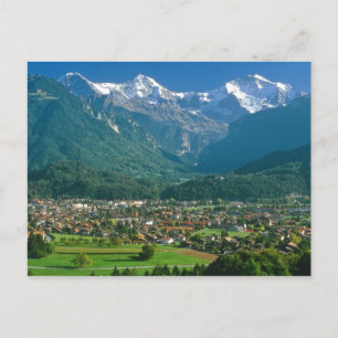 Interlaken and the Jungfrau range Postcard