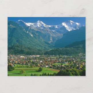 Interlaken and the Jungfrau range Postcard