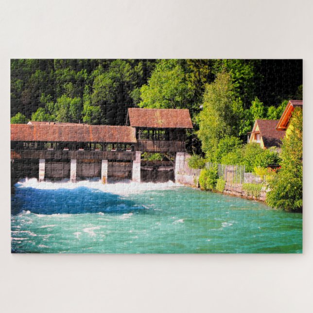 Interlaken in Switzerland Jigsaw Puzzle (Horizontal)