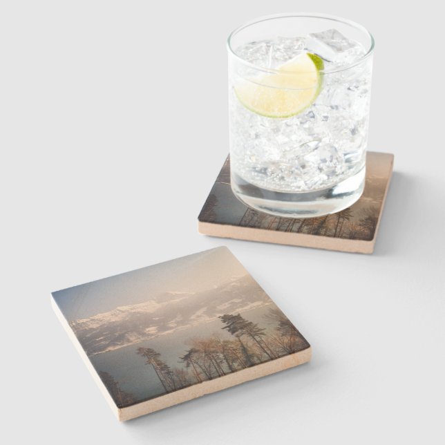 Interlaken Sandstone Stone Coaster (Side)