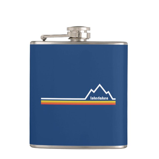Interlaken, Switzerland Flask (Front)