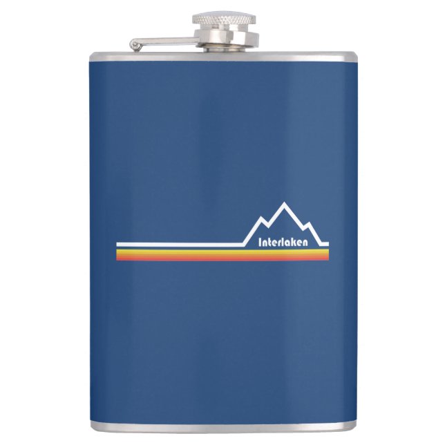 Interlaken, Switzerland Flask (Front)