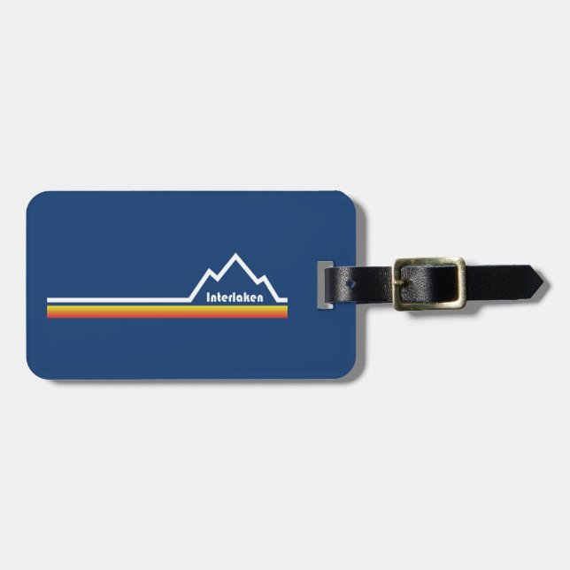 Interlaken, Switzerland Luggage Tag (Front Horizontal)