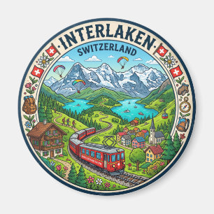 Interlaken Switzerland Magnet