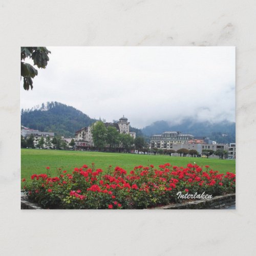 Interlaken Switzerland Postcard